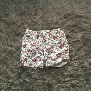 floral shorts